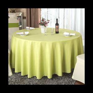 Premium Decorative Polyester <b>Round</b> Tablecloth for Outdoor Indoor Use Circular <b>Table</b> <b>Cloth</b> for Hotel Wedding Restaurant Decor - Product Image 6