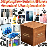 Caja Misteriosa de 5 Piezas con Smartphone Garantizado, Regalo Sorpresa de Electrónicos con Smartphone 5G, Reloj Inteligente, Auriculares, Tablet (Aleatorio)