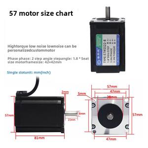 57สเต็ปเปอร์มอเตอร์2.8N เส้นผ่าศูนย์กลางเพลา8มม. ตะกั่ว80ซม. รุ่น: <span class=keywords><strong>57BYG250H</strong></span> - Product Image 6