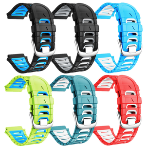 Correa de Reloj de Silicona de Dos Tonos OEM, Resistente al Agua, Correa de Repuesto Deportiva para Hombre, Compatible con Garmin Forerunner 920XT - Product Image 1
