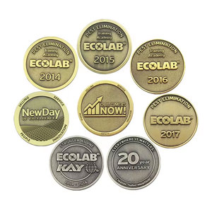 Monedas de Desafío Metálicas Sublimadas con Acabado Plateado Antiguo para Colección y Regalos de Recuerdo - Product Image 4