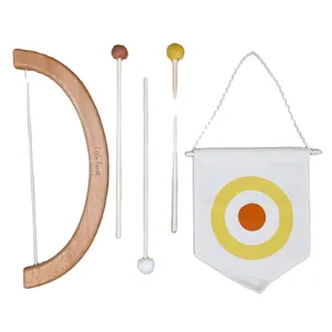 Arco de madeira e flecha brinquedo, interior, tiro ao alvo, presente, montessori, educação precoce, brinquedo para crianças
