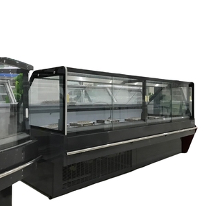 Supermarket Cooked Food Meat Deli <strong>Display</strong> Fridge Cabinet Showcase Meat <strong>Display</strong> Freezer - Product Image 1