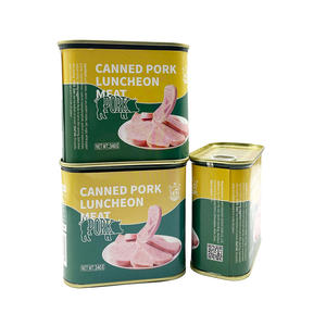 Carne de cerdo enlatada cuadrada al por mayor, 198g y 340g, conservas de sal, ingredientes de la más alta calidad - Product Image 2