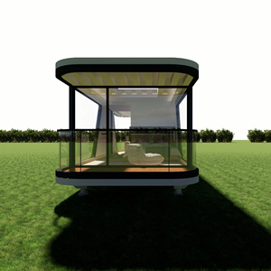Mobile Space CapsuleHouse Durable Prefab Luxury Cottage para Resort Farm para sala de estar y cocina - Product Image 6