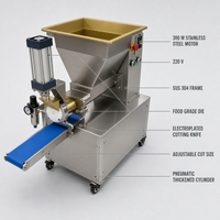 Machine automatique HNRB pour extruder, diviser et couper la pâte à biscuits, en acier inoxydable, pour arepas et biscuits, 1500 pièces, vente en gros