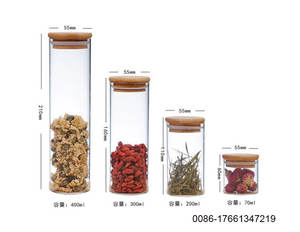 Mutfak yüksek borosilikat tatlı spagetti makarna çerezler baharat gıda cam teneke saklama kutusu kavanoz - Product Image 1