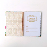 Carnet de notes à couverture rigide Circle Notepad Journal Cahier à spirale A5 à impression personnalisée Journal Agenda quotidien hebdomadaire