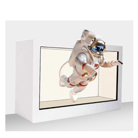 Boîte d'affichage à cristaux liquides de vente chaude hologramme 3d écran tactile holographique affichage à cristaux liquides transparent interactif Holobox pour vitrine