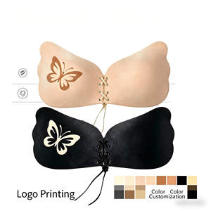 Coussinets de soutien-gorge en silicone, autocollants pour les seins pour la natation - Imperméables, antidérapants, auto-adhésifs, en tissu tissé, ultra-fins - Product Image 6
