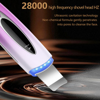 Spatule nettoyante pour le visage réglable, extracteur de points noirs avec 4 modes, spatule pour le visage, nettoyage en profondeur pour les soins de la peau