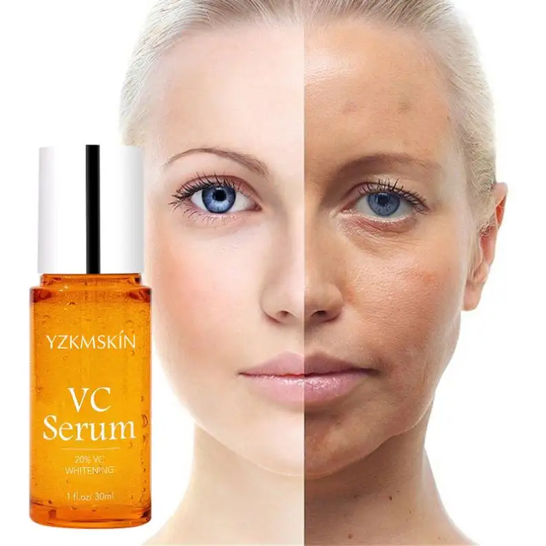 Schönheit Hautpflege mit Hyaluron säure Feuchtigkeit spendendes Gesichts serum Vitamin C Anti oxidation Aufhellen des White ning Hautpflege serum