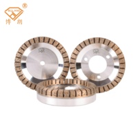 Meule à segmenter en diamant pour le meulage du verre sur double ébavureuse GOLIVE/BOTTERO