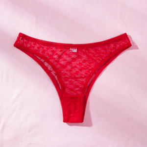 Nueva Lencería Roja para el Día de San Valentín para Mujer, con Diseño de Corazones, Transparente, con Efecto Push-Up, Ajustada a la Cintura, con Espalda Hermosa - Product Image 3