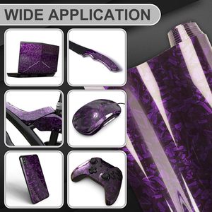 Vinilo para Automóviles PET de Fibra de Carbono Forjado con Acabado Brillante, Cambio de Color, Autoregenerable, Antiarañazos, Protección UV, Protección Infrarroja, Antiamarilleo - Product Image 2