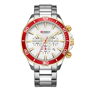 CURREN – <span class=keywords><strong>montre</strong></span> <span class=keywords><strong>à</strong></span> Quartz de loisirs pour hommes 8309, mode japonaise, multicolore, petite <span class=keywords><strong>montre</strong></span> <span class=keywords><strong>à</strong></span> trois aiguilles pour hommes - Product Image 2