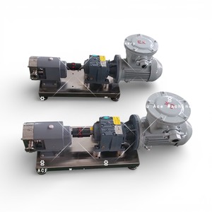 Pompe rotative à lobes Ace en acier inoxydable de qualité alimentaire pour le transfert de chocolat, d'huile, de miel, de fromage, de produits laitiers - Product Image 3