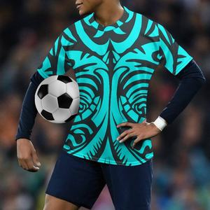 2025 vente directe personnalisé profit traditionnel doux élastique absorbant la sueur séchage rapide maillot de <span class=keywords><strong>football</strong></span> ample impression à la demande - Product Image 1