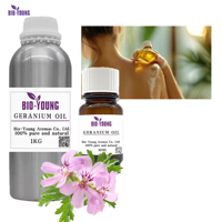 Huile Pure Brute pour Massage à Domicile et Soins de la Peau, Huile de Géranium pour Bougies Parfumées et Diffuseurs à Bâtonnets