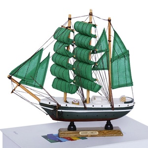 Modellino in Legno di Nave Storica Decorazione Nautica Schooner Tedesca Artigianato Antico Modello di Nave da Guerra della Marina Reale Britannica - Product Image 1