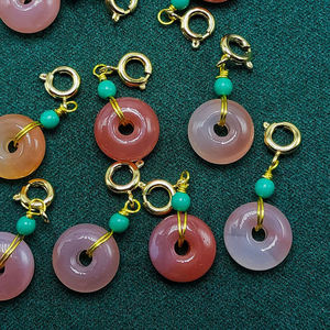 <span class=keywords><strong>จ</strong></span>ี้เมล็ดบัวอาเกตธรรมชาติหลากสี ราคาพิเศษ สำหรับทำสร้อยคอ งานประดิษฐ์เครื่องประดับ DIY - Product Image 3