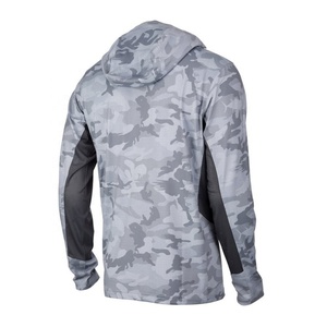 Chemises de pêche à manches longues en jersey de polyester respirant à séchage rapide UPF50+ de haute qualité personnalisées, impression par sublimation, protection solaire - Product Image 2