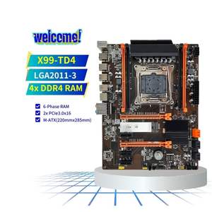 PANDL NEU X99-TD4 Computer Mainboard Unterstützt Xeon E5 CPU Dual Channel DDR4 Speicher SATA 3.0 NVMe <span class=keywords><strong>M</strong></span>.2 PCIe 3.0 X99 Motherboard - Product Image 1
