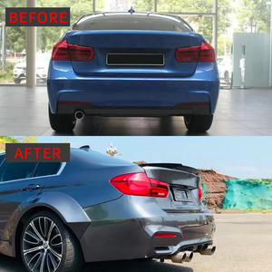 Alerón Trasero BMW F30 Negro ABS Estilo Ducktail para Modelos Serie 3 M4 2013-2018, Instalación Adhesiva - Product Image 2