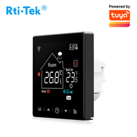 Thermostat intelligent Tuya WiFi 485 Modbus Wi-Fi avec écran tactile pour système d'unité de bobine de ventilateur 3A Smart Hvac 2 tuyaux