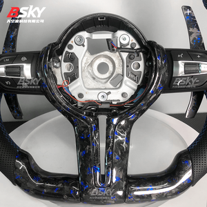 <span class=keywords><strong>Volante</strong></span> de fibra de carbono forjado para <span class=keywords><strong>BMW</strong></span> E90 E92 M3 M5 F10 F15 F30 F20 F18 F01 - Product Image 6