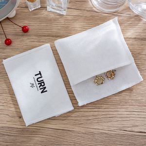 Cotton Pouch Twill Cotton Reusable Shopping Bag Eco-Friendly Pochette Bag with Custom Print Logo for Jewelry Gifts Grocery Use - Product Image 5