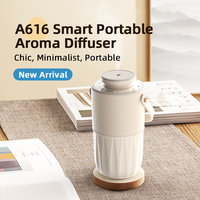 Diffuseur d'air automatique rechargeable intelligent de luxe Parfum de voiture Nano Mist Atomizing Diffuseur d'arôme sans fil sans eau