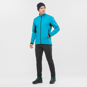 Finer Threads <b>Men's</b> Hooded Waterproof Softshell <b>Jacket</b> 100% Cotton Canvas Fabric <b>Lightweight</b> Autumn Hiking Outdoor Vintage Style - Product Image 1