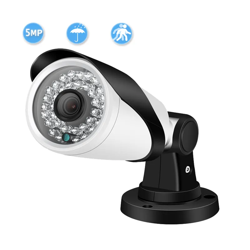 BESDER Kamera CCTV 2MP 3MP 5MP, Kamera CCTV Resolusi Tinggi dengan IP Bodi Logam Tahan Air Suhu Tinggi untuk Kantor