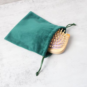 Customized Soft Flannel Drawstring Jewelry Pouch Small Velvet Cosmetic Bag for <b>Rings</b> Bracelets and Earrings Custom Size Gift - Product Image 5
