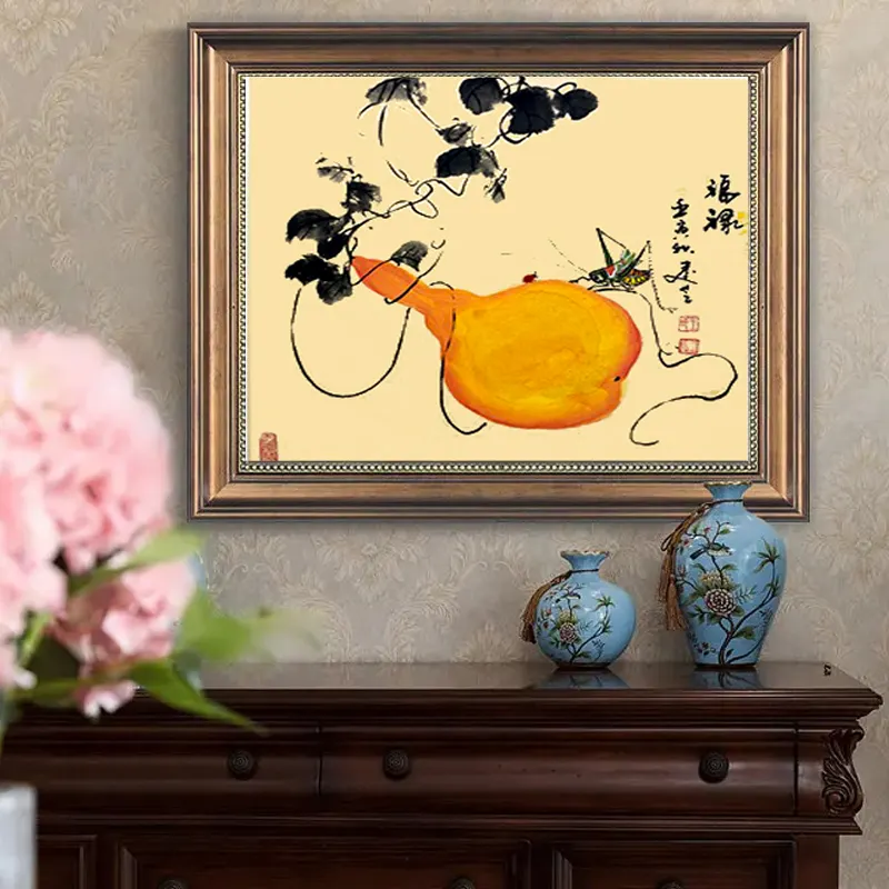 Chinese Ancient Design Calligraphy and Painting Home Decorative