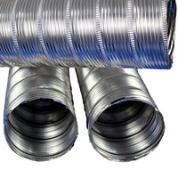 Tuyau flexible en aluminium de haute qualité, conception industrielle personnalisée pour la ventilation des systèmes HVAC, style chinois