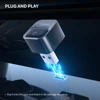 Adaptateur sans fil CarPlay et Android Auto pour systèmes automobiles d'origine, garantie 1 an, connexion 5.4 et USB Type-A