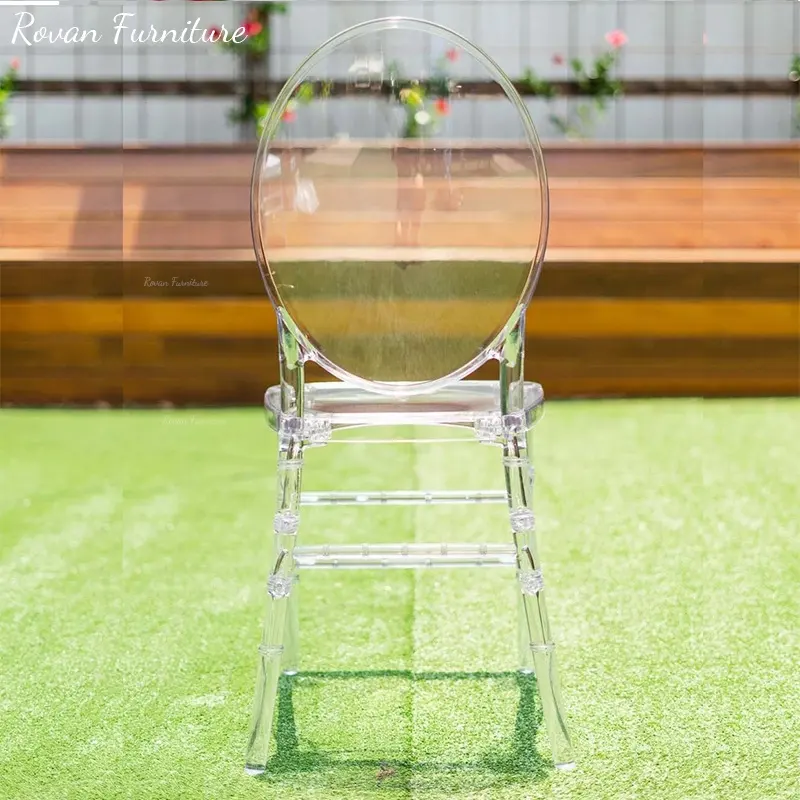 Popular beach wedding chair set up wedding plastic acrylic luxury wedding chairs