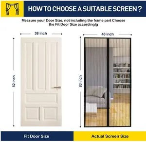 Style moderne Nouveau <span class=keywords><strong>rideau</strong></span> de porte <span class=keywords><strong>moustiquaire</strong></span> magnétique en polyester pour hôtel - Product Image 6