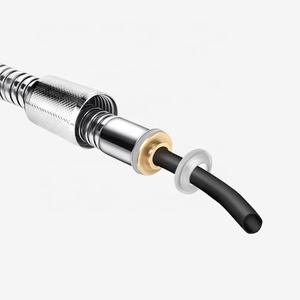 Tuyau de <span class=keywords><strong>douche</strong></span> <span class=keywords><strong>flexible</strong></span> en acier inoxydable de bonne qualité, <span class=keywords><strong>anti</strong></span>-<span class=keywords><strong>torsion</strong></span> de 1.5m, raccord de salle de bain, PVC, tuyau de <span class=keywords><strong>douche</strong></span> dense, tuyau de raccordement en laiton G1/2 - Product Image 6