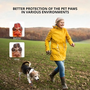 4Pcs Breathable Mesh Dog Shoes Reflective Zipper Anti Slip Rubber Sole Outdoor Walking Pet Boots For Small Medium Dogs - Product Image 4