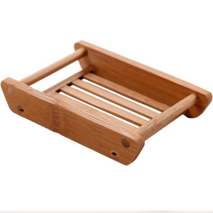 <b>Bamboo</b> <b>Soap</b> <b>Dish</b> Rectangular Solid Wood Japanese Style <b>Soap</b> Holder For Bathroom - Product Image 5