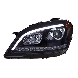 Mercedes-Benz MLGL 09-12 W164 Headlight Assembly LED Retrofit With DRL Sequential Turn Signal - Product Image 4