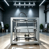 Mesin Cetak 3D FDM Industri Kecepatan Tinggi Open Frame Baru 1000x1000x1000mm dengan Heated Bed dan Auto Leveling, Mendukung Filamen 2.85mm/3.5mm