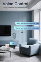 Lanbon L10 Smart Switch Australia Versión 1 2 3 4 Gang Interruptor de luz WiFi 2,4 GHz Control de voz Alexa Google Home AU Estándar