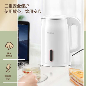 Bouilloire électrique en acier inoxydable 304, double paroi anti-brûlure, grande capacité, pour la maison, avec fonction de maintien au chaud - Product Image 2