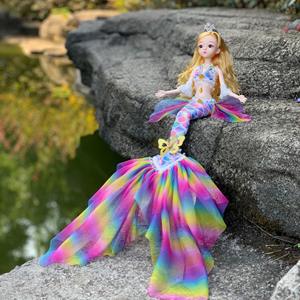 Angel Mermaid Mermaid Doll Girl Toy Princess Kids Birthday Gift Doll Game Play Wedding Mermaid Costume Girl Princess Toys - Product Image 4