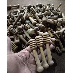 Cuillère à miel en bois la plus vendue, bâtonnet durable en bois pour le miel, idéal pour le thé, le café et les petits-déjeuners, disponible à la vente - Product Image 3