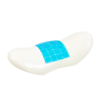Coussin de soutien lombaire ergonomique en mousse à mémoire de forme personnalisé avec design antidérapant pour soulager les douleurs dorsales, certifié Oeko-Tex